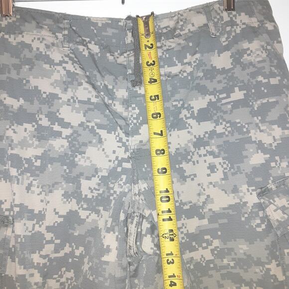 US Military Pants Mens Large Extra Short Digital Camo Army Trouser Ripstop - Picture 9 of 10